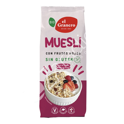 MUESLI CON FRUTOS ROJOS BIO 375G - EL GRANERO
