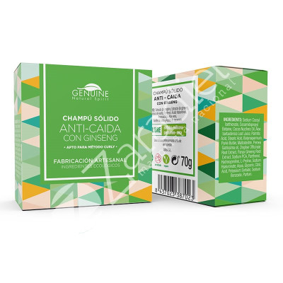 Champu Solido Anti-Caida Con Ginseng 60g