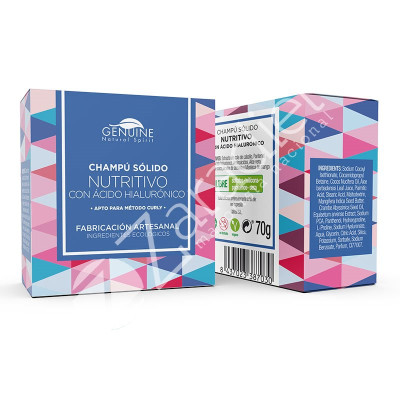 Champu Solido Nutritivo Con Acido Hialuronico 60g