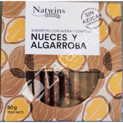 NATWINS NUECES Y ALGARROBA 80G