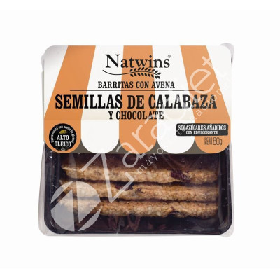 NATWINS CALABAZA Y CHOCOLATE 80G