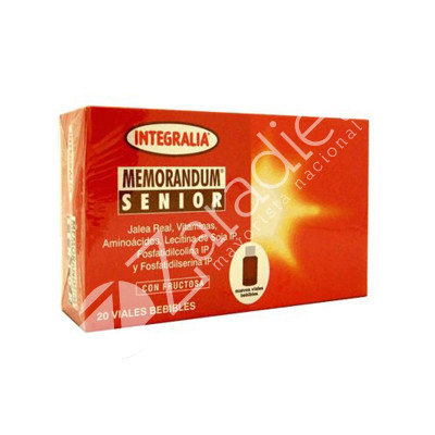MEMORANDUM SENIOR GINKGO BILOBA 20 VIALES