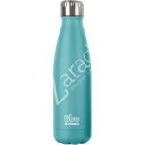 TERMO ACERO TURQUESA CON FUNDA 350ML