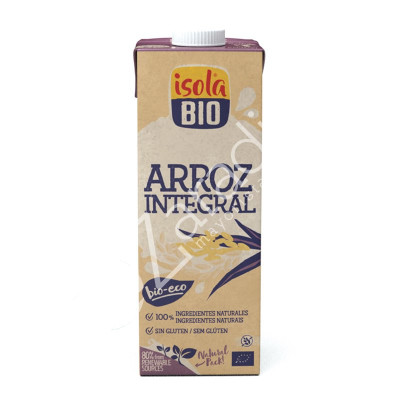 BEBIDA ARROZ INTEGRAL BIO 1L - ISOLA