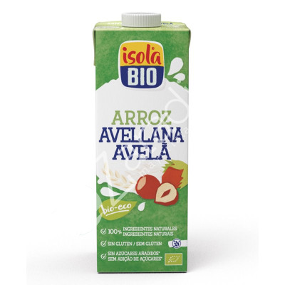 BEBIDA ARROZ Y AVELLANAS BIO 1L - ISOLA