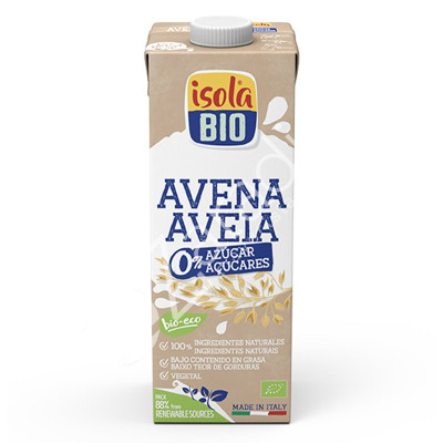 BEBIDA VEGETAL AVENA SIN AZUCAR BIO 1 - ISOLA