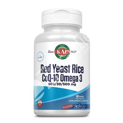 RED YEAST RICE + Q10 + OMEGA 3 60CAP - KAL