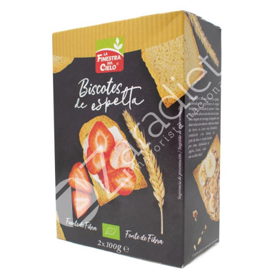 BISCOTES DE ESPELTA 200G - LA FINESTRA SUL CIELO
