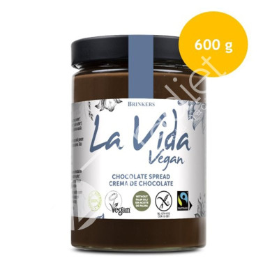 CREMA CHOCOLATE VEGANA 600G - LA VIDA VEGAN