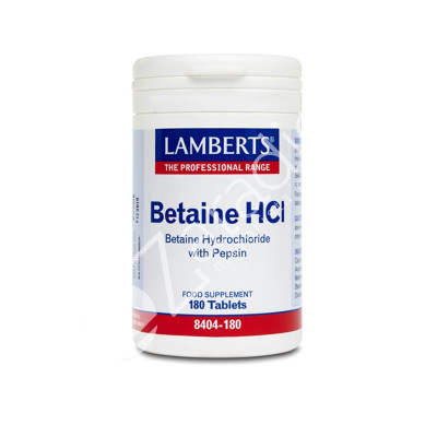 BETAINA HCL 324MG/PEPSINA 5MG 180TAB