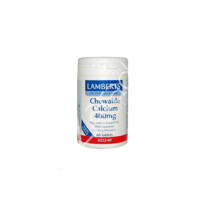 CALCIO MASTICABLE 400MG 60CAP