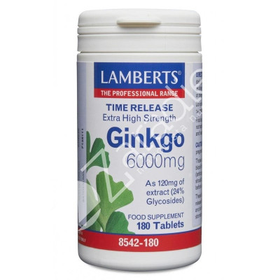 GINKGO BILOBA 6000MG 180TAB