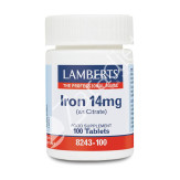 HIERRO CITRATO 14MG 100TAB