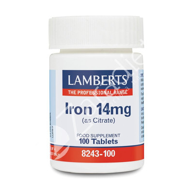 HIERRO CITRATO 14MG 100TAB