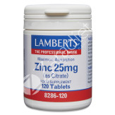 CITRATO ZINC 25MG 120CAP - LAMBERTS