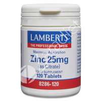 CITRATO ZINC 25MG 120CAP - LAMBERTS