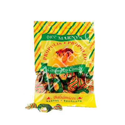 CARAMELOS DE PROPOLEO CON MENTOL EUCALIPTO Y MIEL 60G