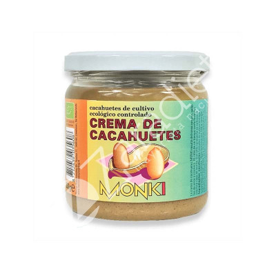 CREMA DE CACAHUETE MONKI BIO 330G