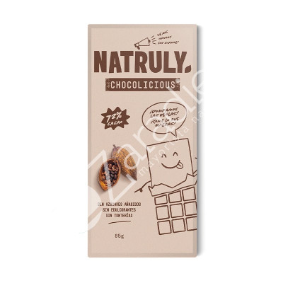 TABLETA DE CHOCO NEGRO 85G