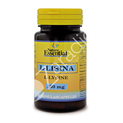 L-LISINA 350MG 50CAP - NATURE ESSENTIAL