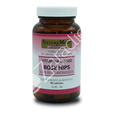 VITAMINA C ROSEHIP 1500MG 90CAP