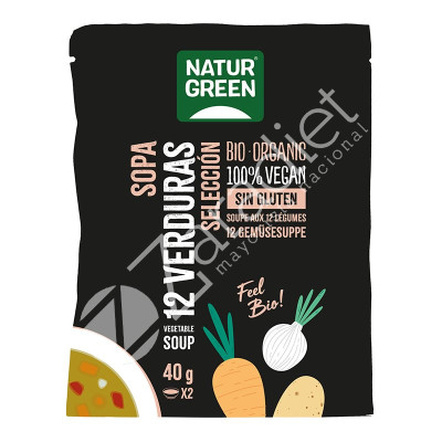 SOPA 12 VERDURAS SELECCION BIO 40G - NATURGREEN