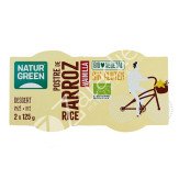 POSTRE ARROZ VAINILLA BIO 2X125G - NATURGREEN