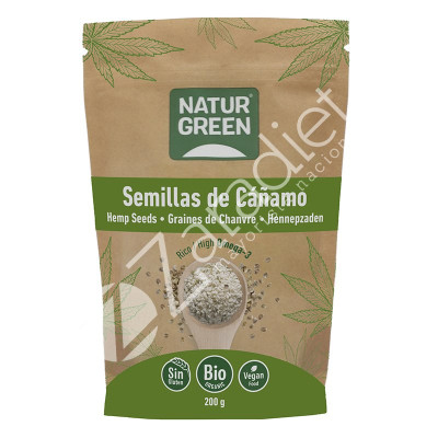 SEMILLAS DE CAÑAMO BIO 200G - NATURGREEN