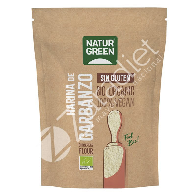 HARINA GARBANZO SIN GLUTEN BIO 500G - NATURGREEN