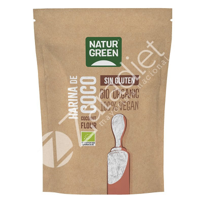 HARINA COCO SIN GLUTEN BIO 500G - NATURGREEN