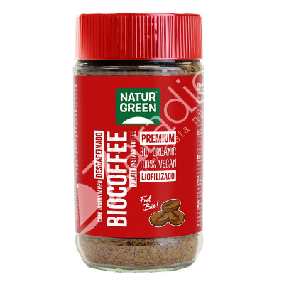 BIOCOFFE DESCAFEINADO BIO BOTE 100G - NATURGREEN