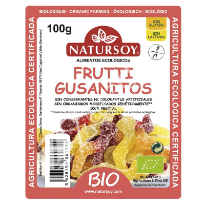 FRUTI GUSANITOS 100G