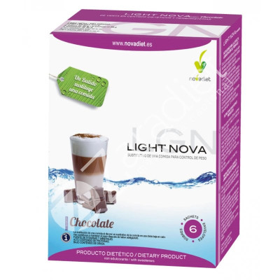 BATIDO LIGHT NOVA CHOCOLATE 6 SOBRES