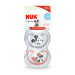 CHUPETE SPACE MICKEY ROJO 6-18 SILICONA (2 UDS)