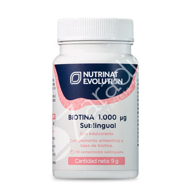BIOTINA 1000MG 30COMP - NUTRINAT EVOLUTION