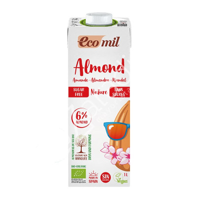 BEBIDA DE ALMENDRA NATURE 1L - ECOMIL