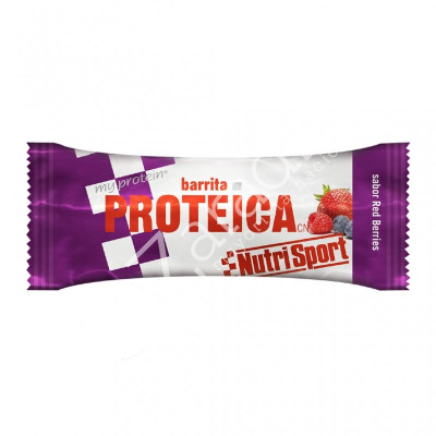 BARRITA PROTEICA FRUTOS ROJOS 24UD