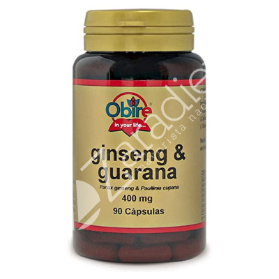 GINSENG + GUARANA 400MG 90CAPS - OBIRE