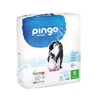 PAÑALES T6 15-30KG BIO 32UD - PINGO