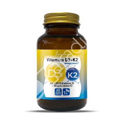 VITAMINA D3+K2 60CAP