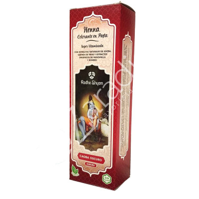 HENNA CAOBA OSCURO PASTA 200ML