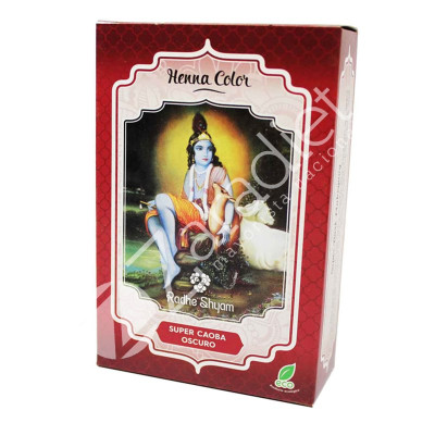 HENNA SUPER CAOBA OSCURO POLVO 100G