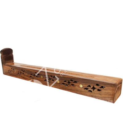 INCENSARIO CAJA MADERA LABRADA