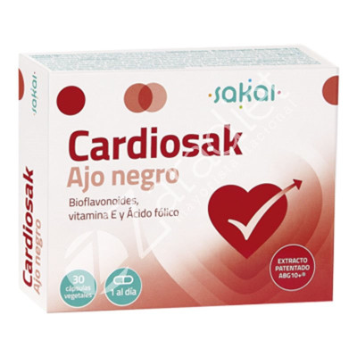 CARDIOSAK AJO NEGRO 30CAP