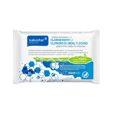 TOALLITAS HIGIENIZANTES CLORHEXIDINA 10UD