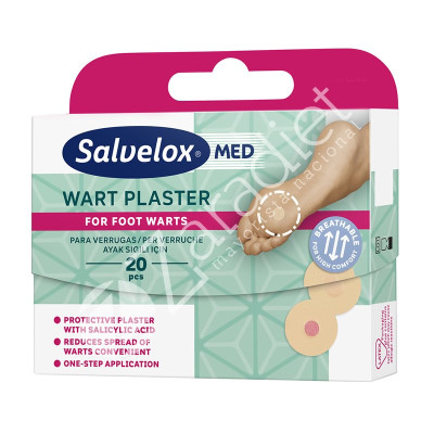APOSITOS SALVELOX VERRUGAS 20UD