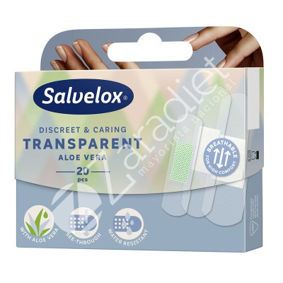 APOSITOS TRANSPARENTE ALOE VERA 3 FORMATOS 20UD