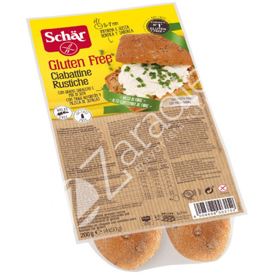 CIABATTINE CHAPATA RUSTICA 200G