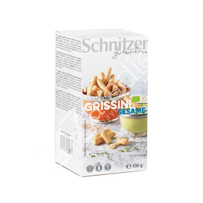 PALITOS GRISSINI SESAMO 100G - SCHNITZER GLUTEN FREE