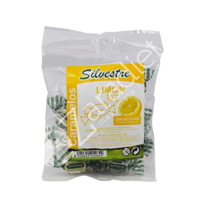 CARAMELOS SIN AZÚCAR 70G LIMON - SILVESTRE